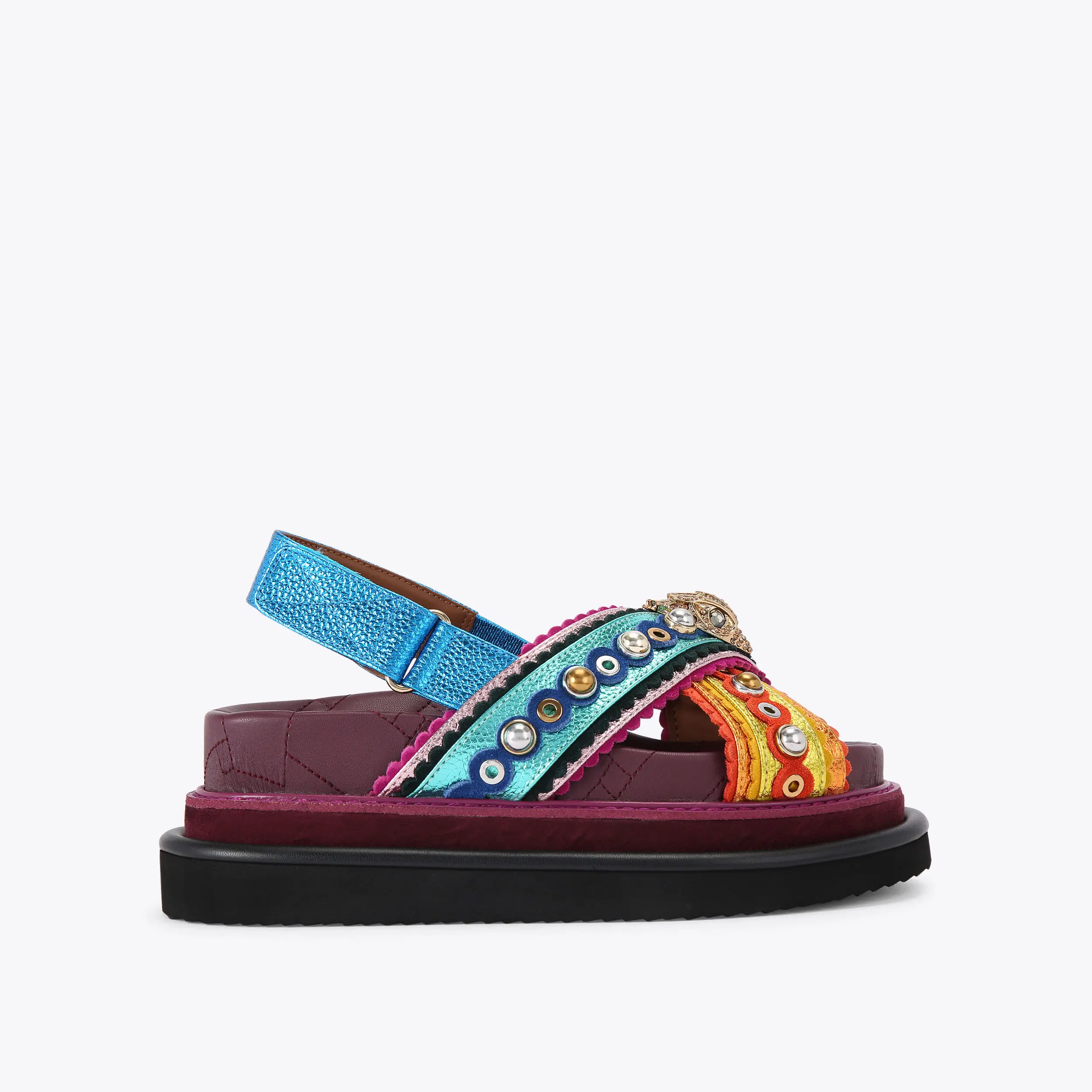 Orson Cross Scallop Sandal